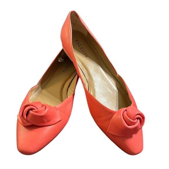 Talbots pink rose flats size 9B - Picture 4 of 13